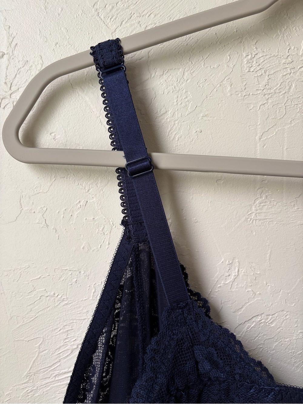 Torrid Curve Navy Blue Sheer Stretch Lace Babydoll Camisole 3X NWT - Picture 7 of 8